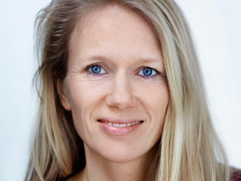 Close up portræt af Marie Høgh