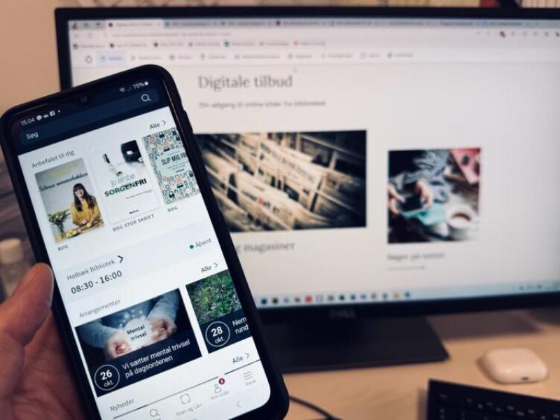 app og digitale medier på pc